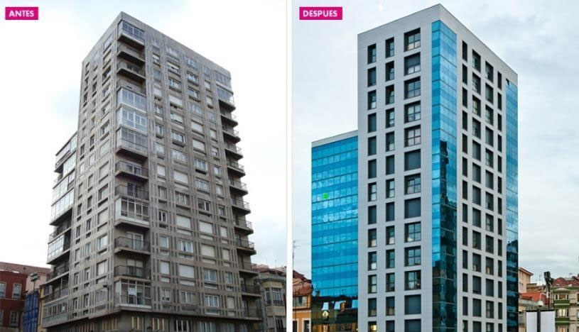 Group Instals Ser SL. edificios antes y después
